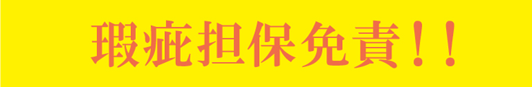 瑕疵担保免責